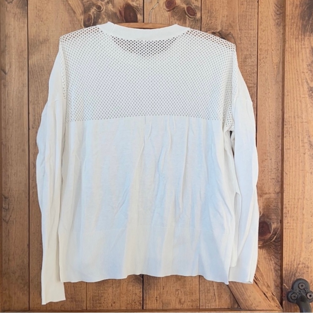 Calia sweater, white, size medium